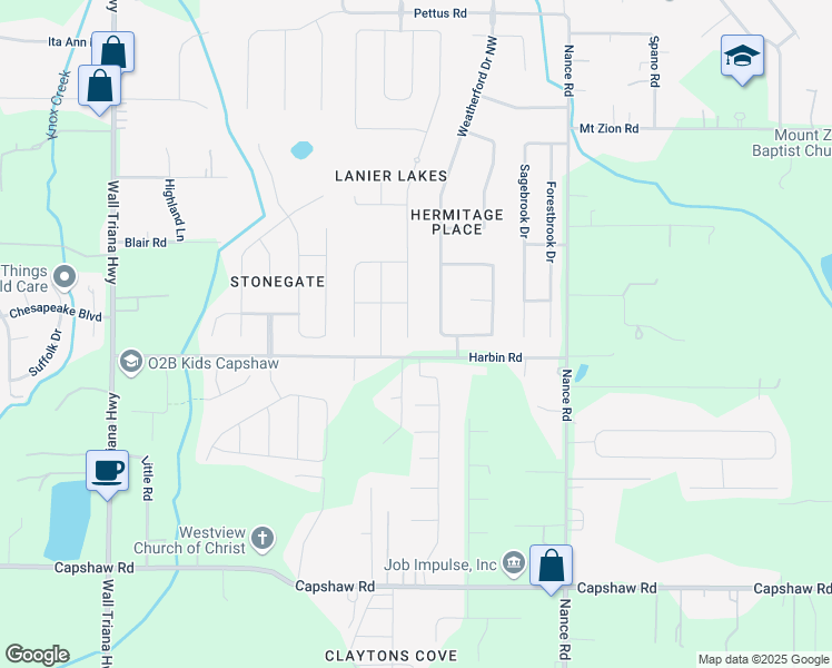 map of restaurants, bars, coffee shops, grocery stores, and more near 112 Summer Cove Circle Northwest in Madison