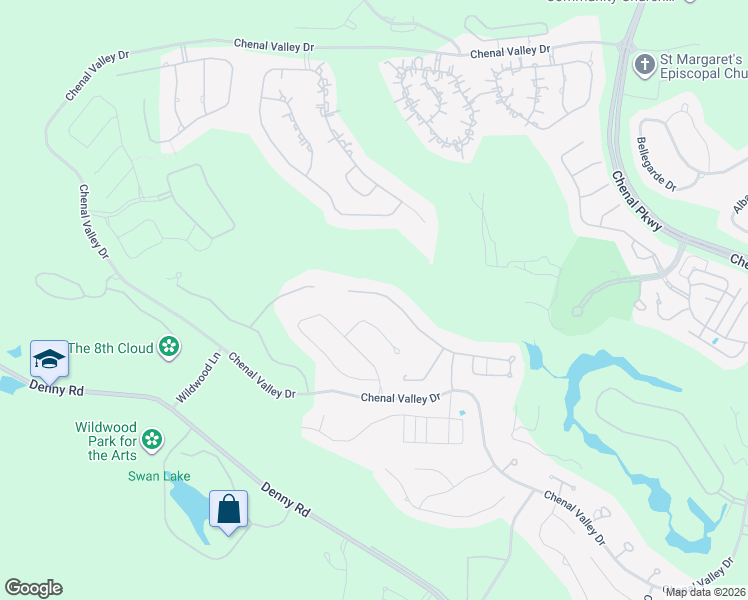 map of restaurants, bars, coffee shops, grocery stores, and more near 100 Hallen Court in Little Rock