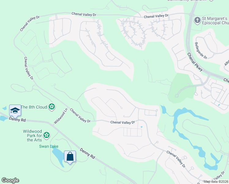 map of restaurants, bars, coffee shops, grocery stores, and more near 100 Hallen Court in Little Rock