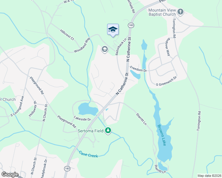map of restaurants, bars, coffee shops, grocery stores, and more near 2 Managers Court in Walhalla