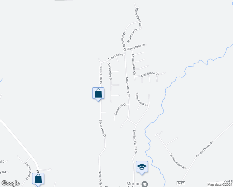 map of restaurants, bars, coffee shops, grocery stores, and more near 405 Zircon Court in Jacksonville