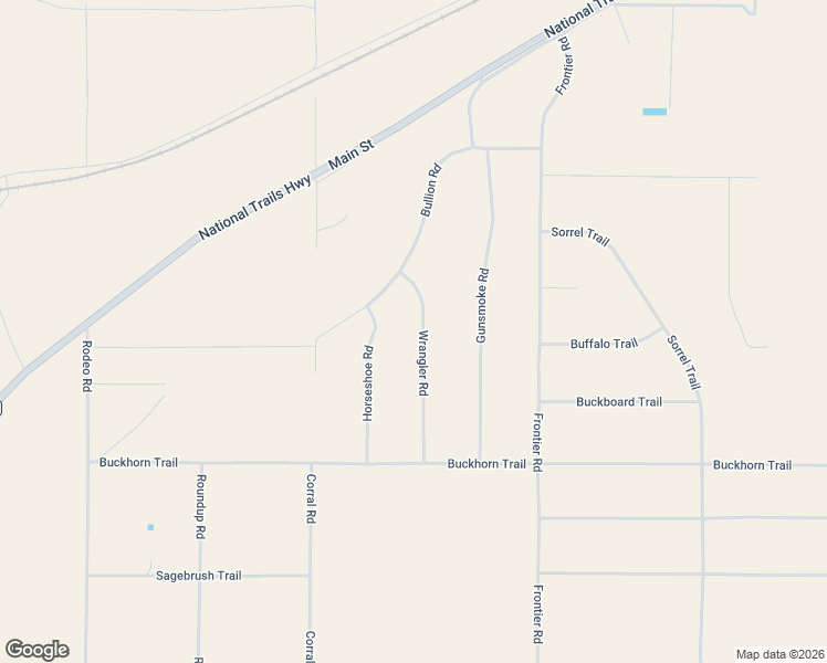 map of restaurants, bars, coffee shops, grocery stores, and more near Wrangler Road in Helendale