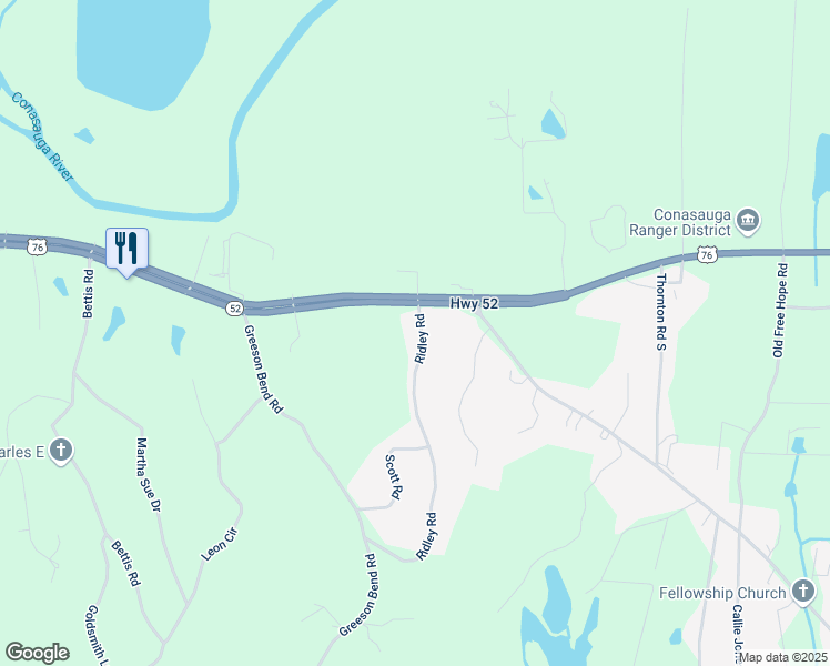 map of restaurants, bars, coffee shops, grocery stores, and more near 69 Ridley Road in Chatsworth