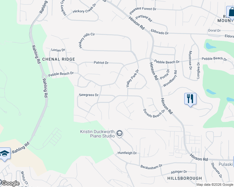 map of restaurants, bars, coffee shops, grocery stores, and more near 1620 Dorado Beach Drive in Little Rock