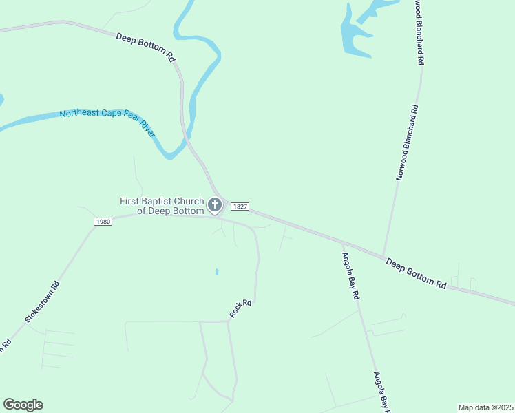 map of restaurants, bars, coffee shops, grocery stores, and more near 641 Deep Bottom Road in Wallace