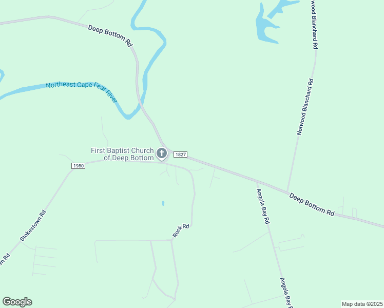 map of restaurants, bars, coffee shops, grocery stores, and more near 641 Deep Bottom Road in Wallace