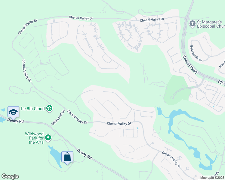 map of restaurants, bars, coffee shops, grocery stores, and more near 100 Hallen Court in Little Rock