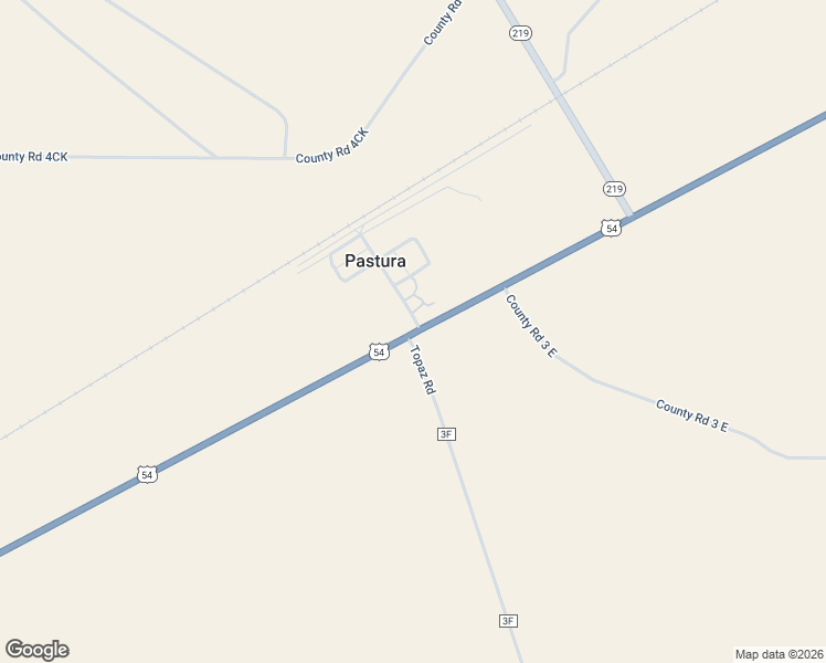 map of restaurants, bars, coffee shops, grocery stores, and more near U.S. 54 in Santa Rosa