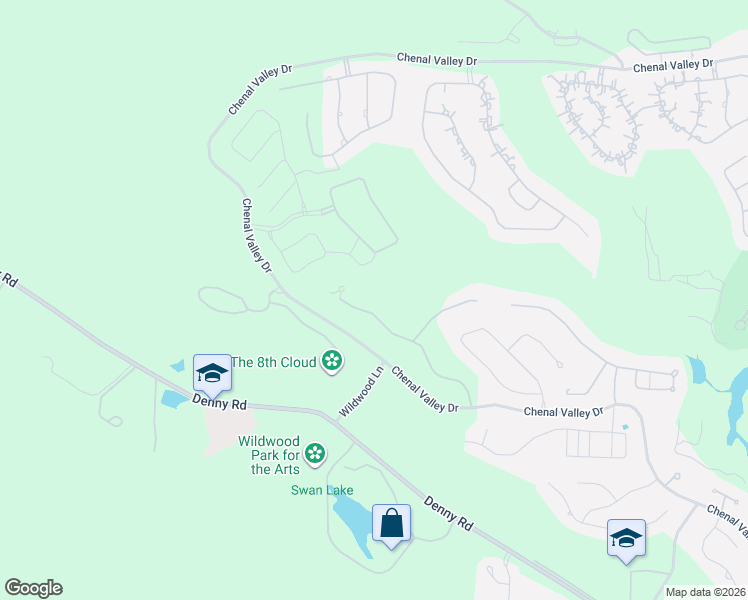 map of restaurants, bars, coffee shops, grocery stores, and more near 26 Varennes Court in Little Rock