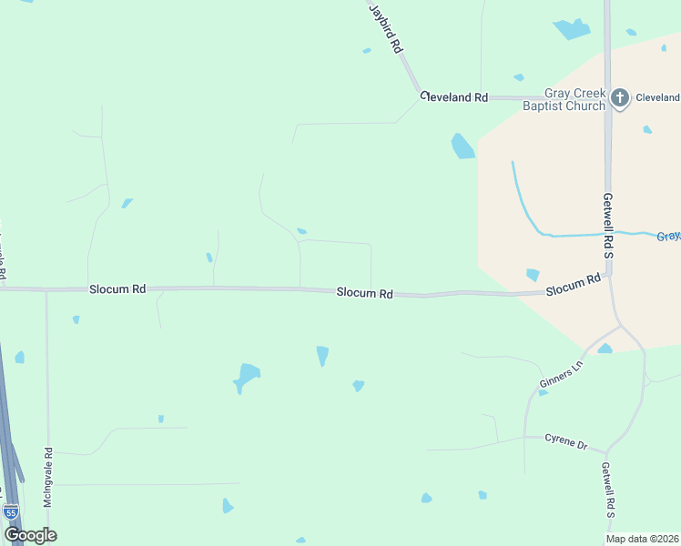 map of restaurants, bars, coffee shops, grocery stores, and more near 2278 Slocum Road in Hernando