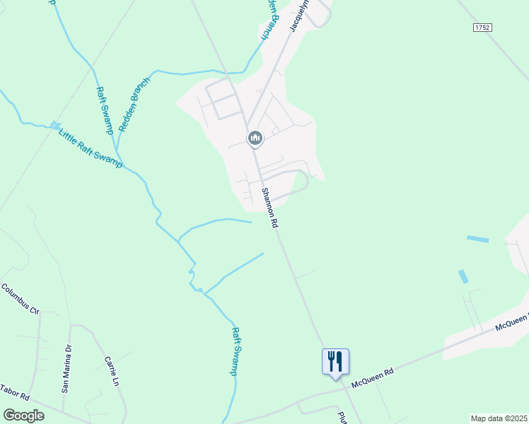 map of restaurants, bars, coffee shops, grocery stores, and more near 5265 Shannon Road in Shannon