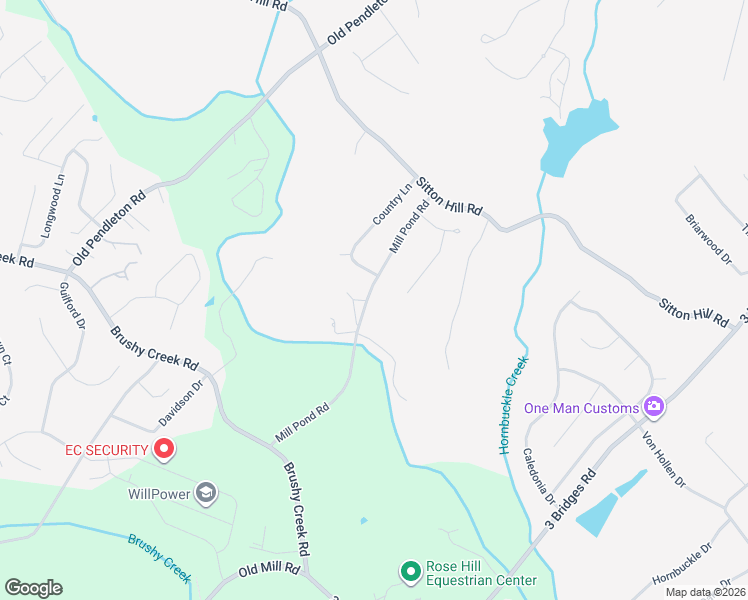 map of restaurants, bars, coffee shops, grocery stores, and more near 203 Mill Pond Road in Easley