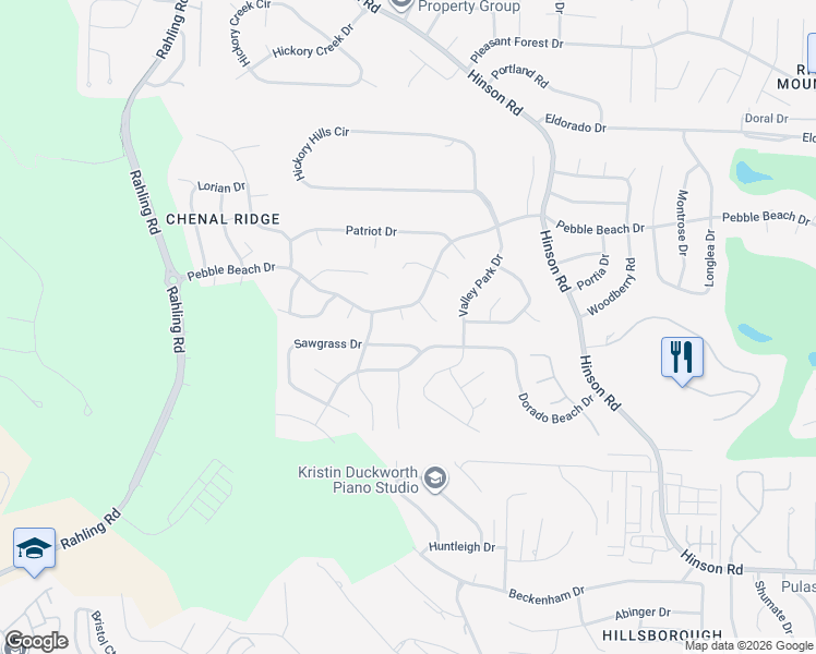 map of restaurants, bars, coffee shops, grocery stores, and more near 1620 Dorado Beach Drive in Little Rock