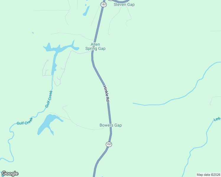 map of restaurants, bars, coffee shops, grocery stores, and more near 11921 Georgia 157 in Rising Fawn