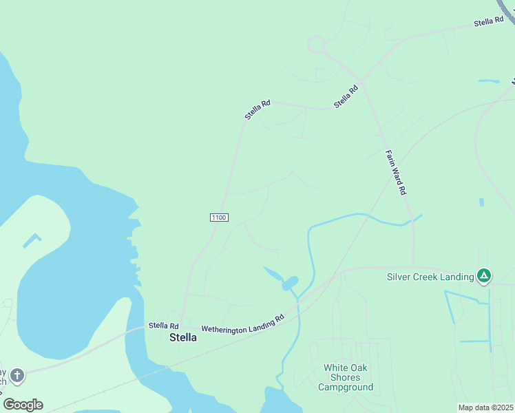 map of restaurants, bars, coffee shops, grocery stores, and more near 405 Stella Bridgeway Drive in Stella
