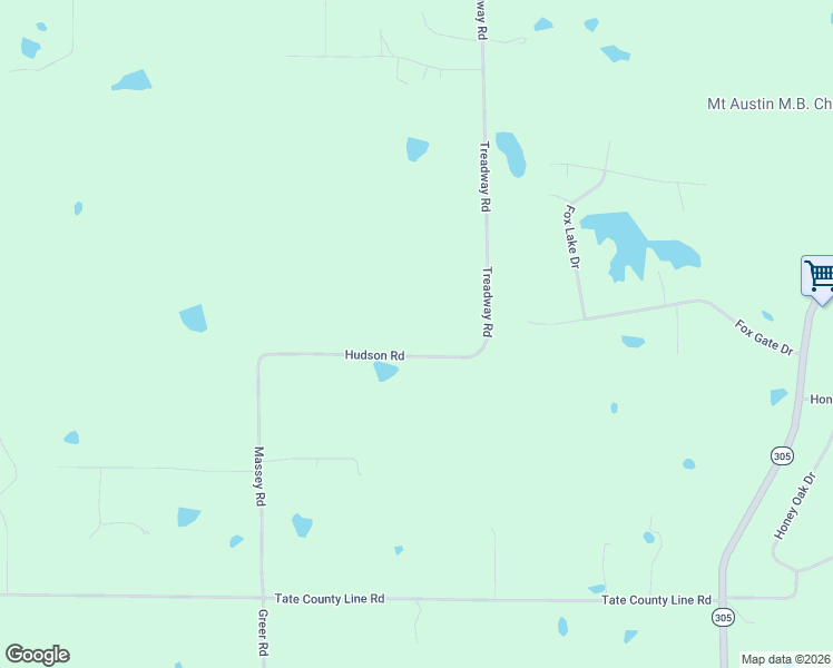 map of restaurants, bars, coffee shops, grocery stores, and more near 9338 Hudson Road in Hernando