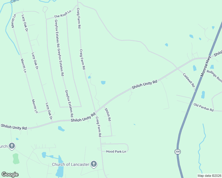 map of restaurants, bars, coffee shops, grocery stores, and more near 773 Shiloh Unity Road in Lancaster
