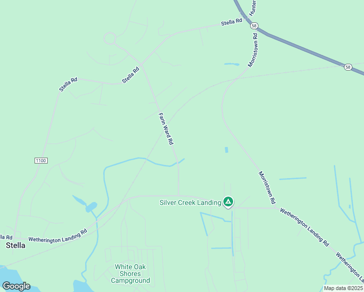 map of restaurants, bars, coffee shops, grocery stores, and more near 349 Farin Ward Road in Stella