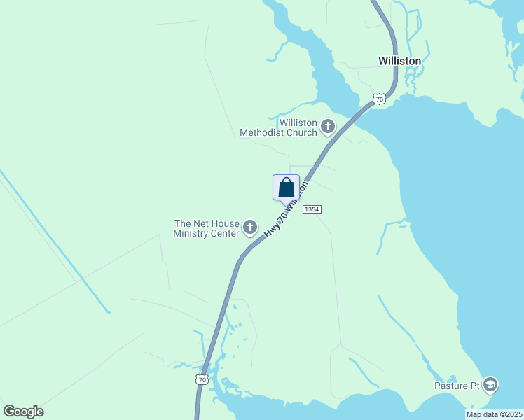 map of restaurants, bars, coffee shops, grocery stores, and more near 321 Highway 70 Williston in Williston