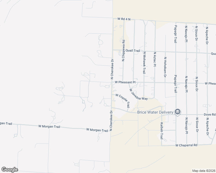 map of restaurants, bars, coffee shops, grocery stores, and more near 4015 West Cool Valley Road in Chino Valley