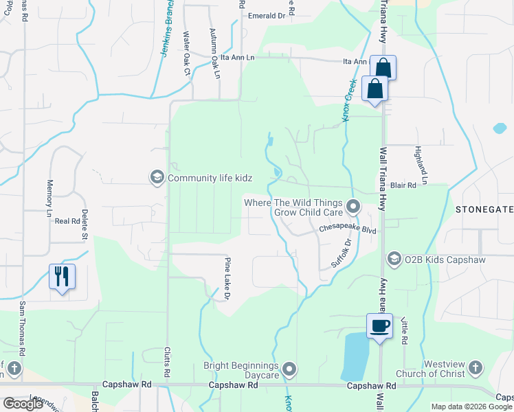 map of restaurants, bars, coffee shops, grocery stores, and more near 124 Dartmouth Drive in Madison