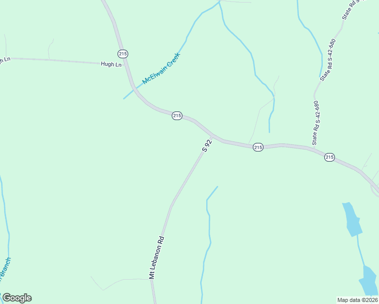 map of restaurants, bars, coffee shops, grocery stores, and more near 118 Mount Lebanon Road in Pauline