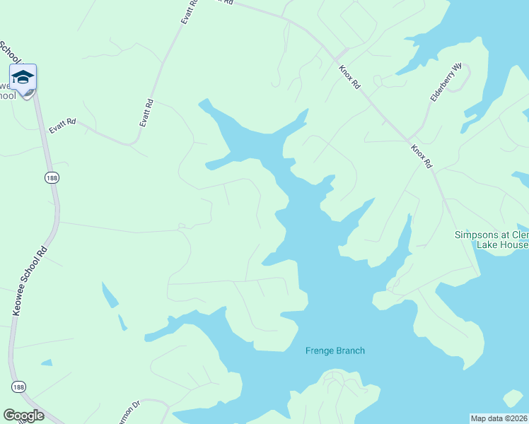 map of restaurants, bars, coffee shops, grocery stores, and more near 357 Stardust Lane in Seneca