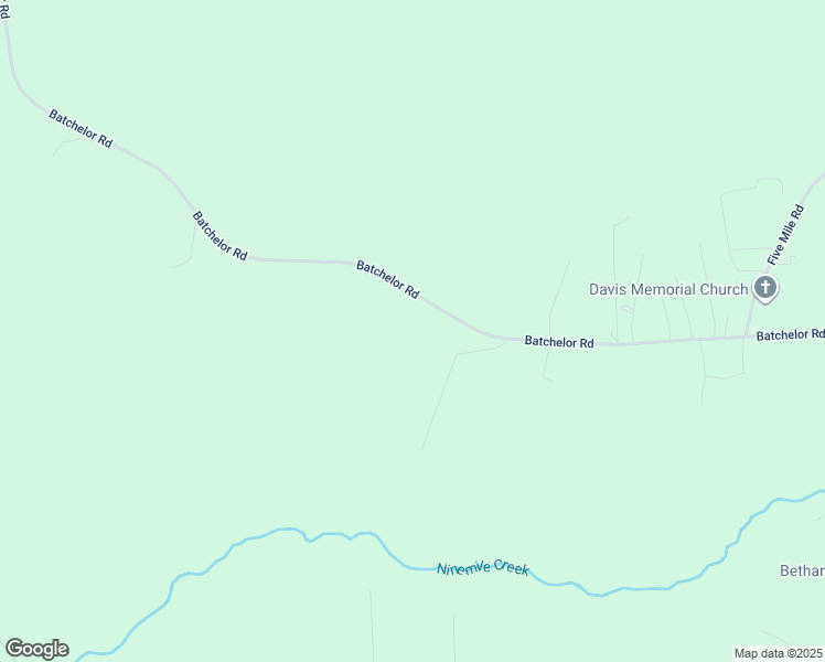 map of restaurants, bars, coffee shops, grocery stores, and more near 425 Batchelor Road in Richlands