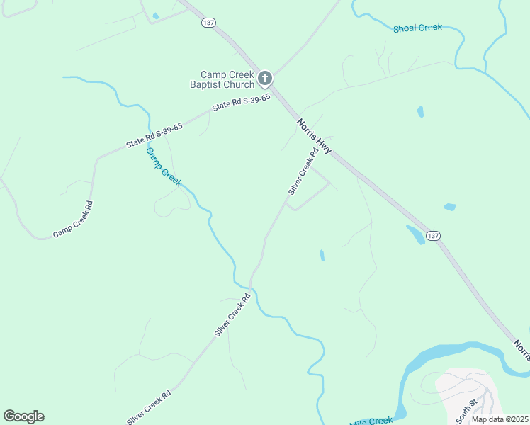 map of restaurants, bars, coffee shops, grocery stores, and more near 310 Silver Creek Road in Central