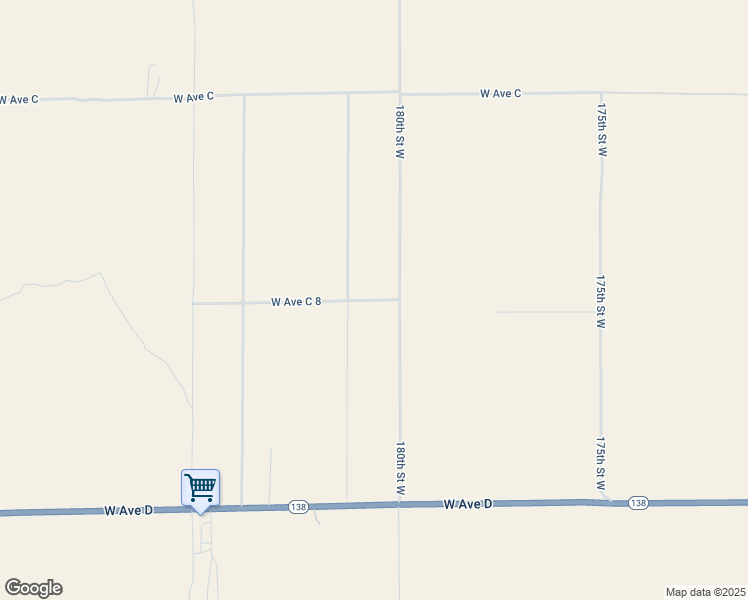 map of restaurants, bars, coffee shops, grocery stores, and more near Avenue C8 in Los Angeles County