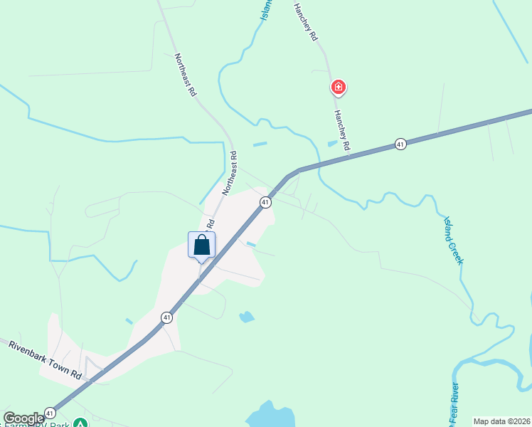 map of restaurants, bars, coffee shops, grocery stores, and more near 4465 South Nc 41 Highway in Wallace