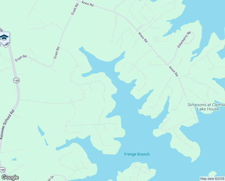 map of restaurants, bars, coffee shops, grocery stores, and more near 357 Stardust Lane in Seneca