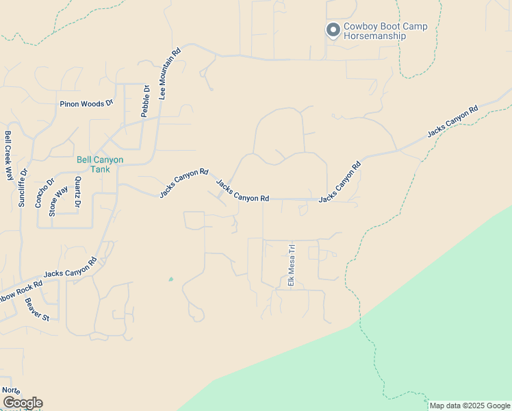 map of restaurants, bars, coffee shops, grocery stores, and more near 87 Horse Ranch Road in Sedona