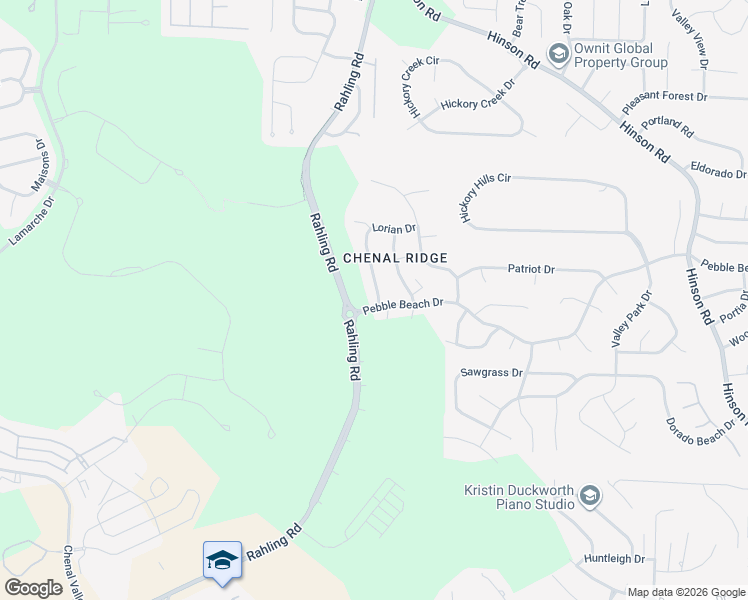map of restaurants, bars, coffee shops, grocery stores, and more near 22 Lorian Drive in Little Rock