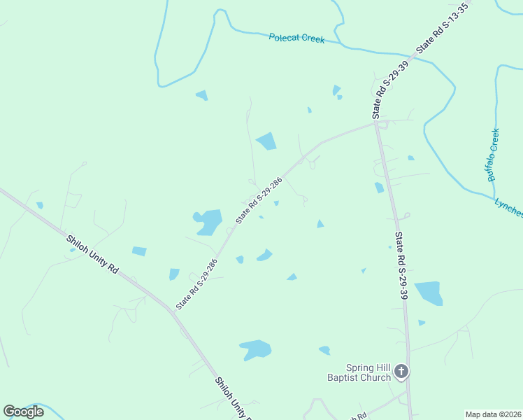 map of restaurants, bars, coffee shops, grocery stores, and more near 2587 State Road S-29-286 in Lancaster