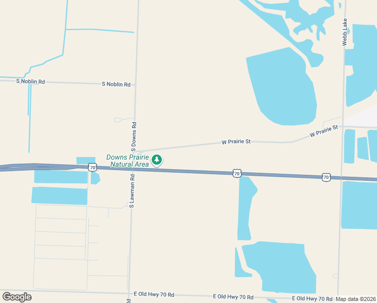 map of restaurants, bars, coffee shops, grocery stores, and more near 2855 West Prairie Street in De Valls Bluff