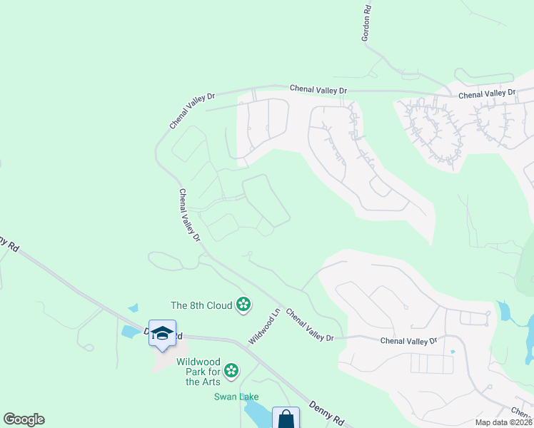 map of restaurants, bars, coffee shops, grocery stores, and more near 38 Mirabel Court in Little Rock