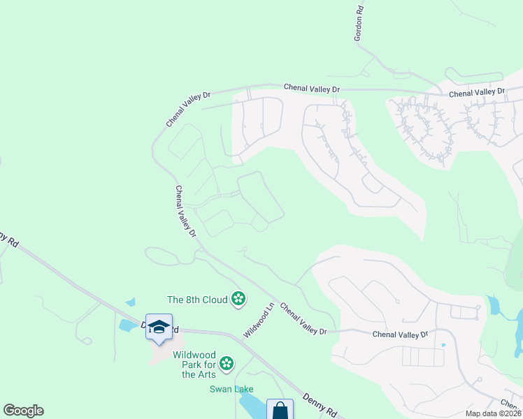 map of restaurants, bars, coffee shops, grocery stores, and more near 38 Mirabel Court in Little Rock