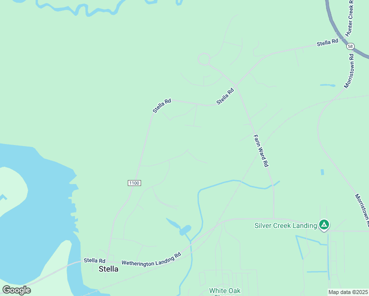 map of restaurants, bars, coffee shops, grocery stores, and more near 211 Willow Bridge Drive in Stella