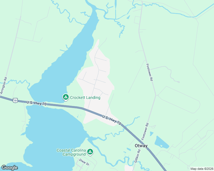 map of restaurants, bars, coffee shops, grocery stores, and more near 209 Gull Court in Beaufort