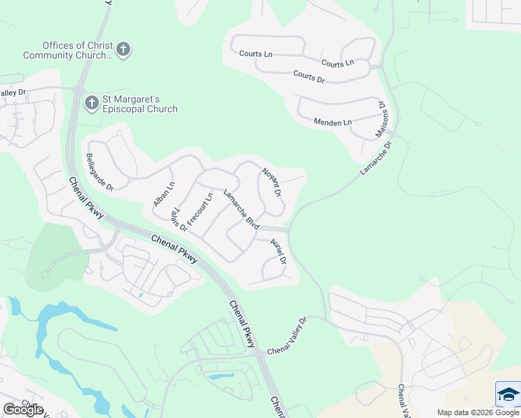 map of restaurants, bars, coffee shops, grocery stores, and more near 11 La Marche Lane in Little Rock