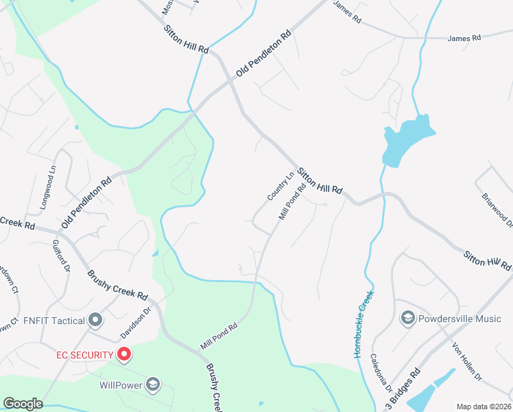 map of restaurants, bars, coffee shops, grocery stores, and more near 128 Country Lane in Easley
