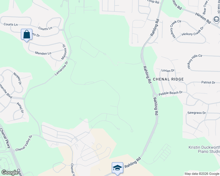 map of restaurants, bars, coffee shops, grocery stores, and more near 65 Falstone Drive in Little Rock