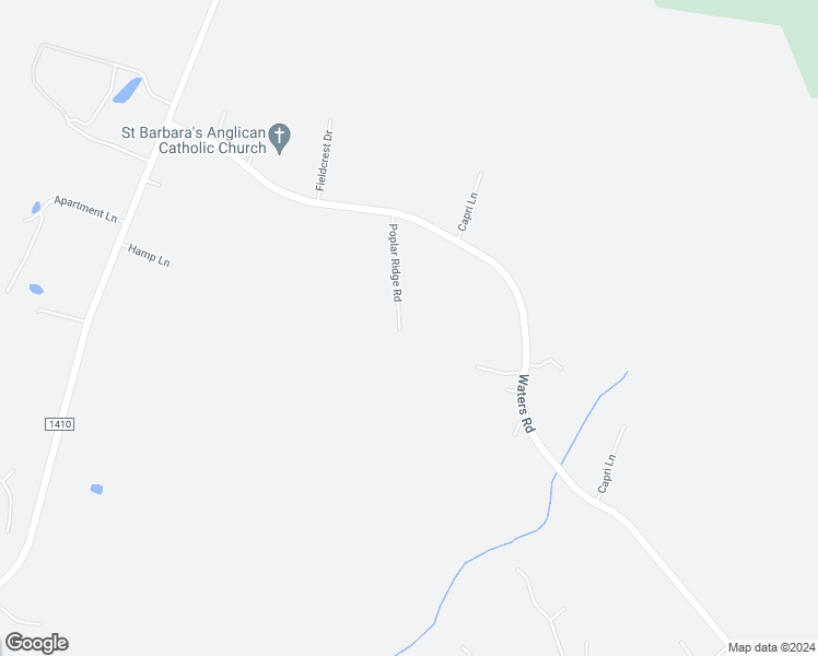 map of restaurants, bars, coffee shops, grocery stores, and more near 119 Poplar Ridge Road in Jacksonville