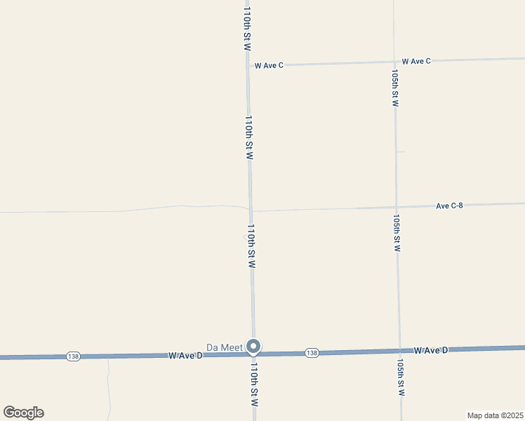 map of restaurants, bars, coffee shops, grocery stores, and more near 26 Avenue C-8 in Lancaster