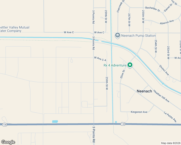 map of restaurants, bars, coffee shops, grocery stores, and more near 49645 3 Points Road in Lancaster
