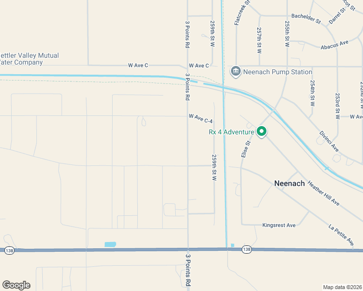 map of restaurants, bars, coffee shops, grocery stores, and more near 49645 3 Points Road in Lancaster