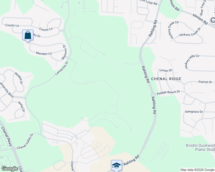 map of restaurants, bars, coffee shops, grocery stores, and more near 65 Falstone Drive in Little Rock