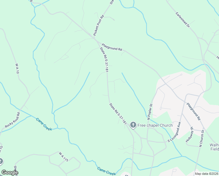 map of restaurants, bars, coffee shops, grocery stores, and more near 808 North Laurel Street in Walhalla