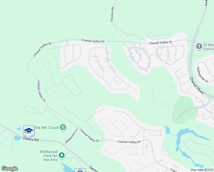 map of restaurants, bars, coffee shops, grocery stores, and more near 59 Sologne Circle in Little Rock